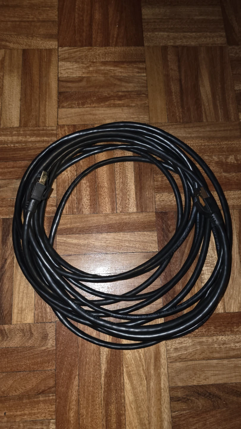 Black Ethernet Cable (CAT7)