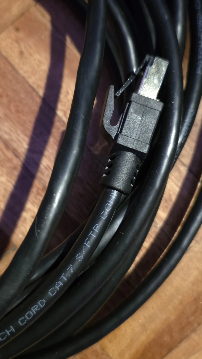 Black Ethernet Cable (CAT7) - photo 2