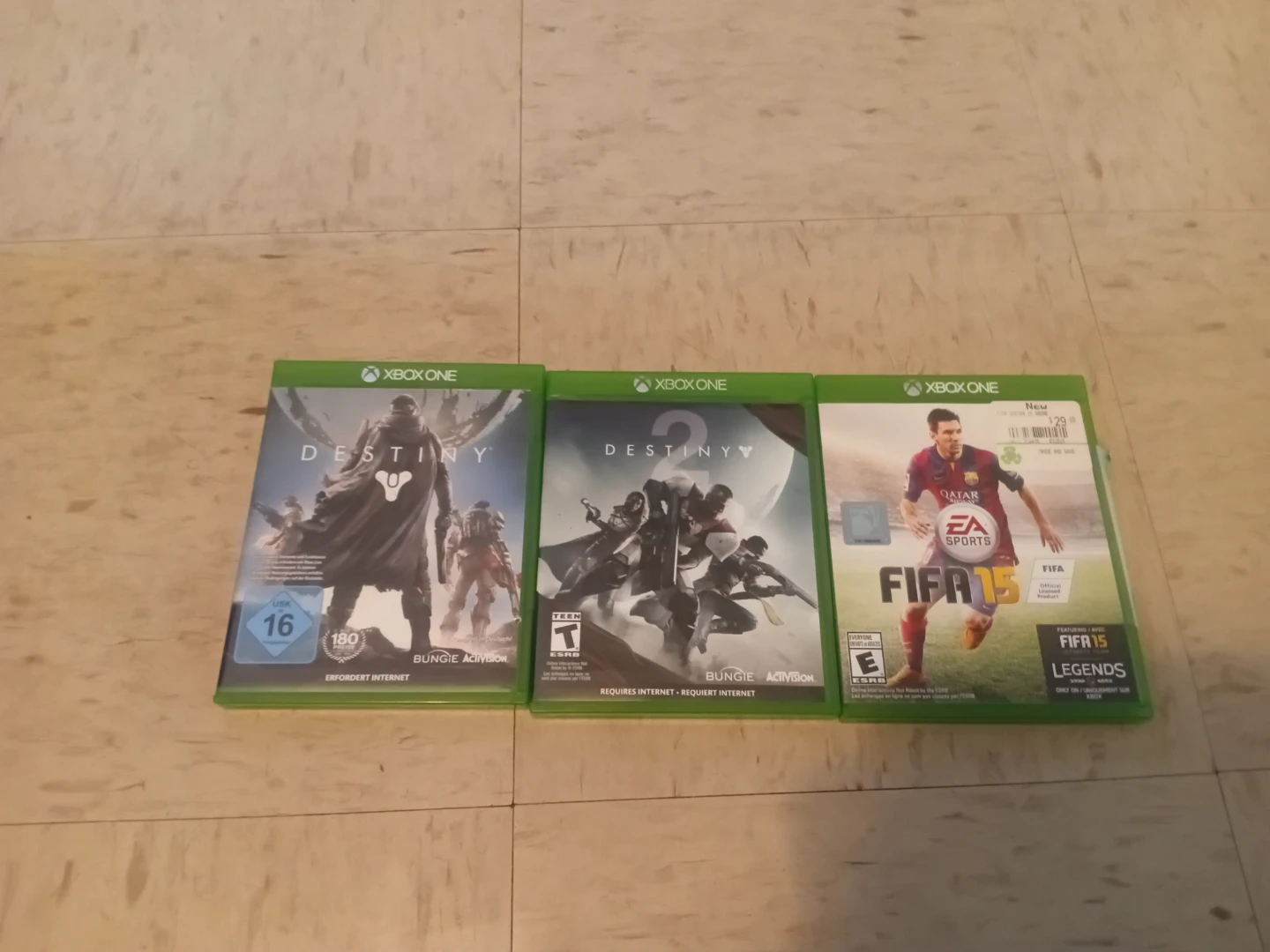 Xbox One Games: Destiny, Destiny 2, and FIFA 15
