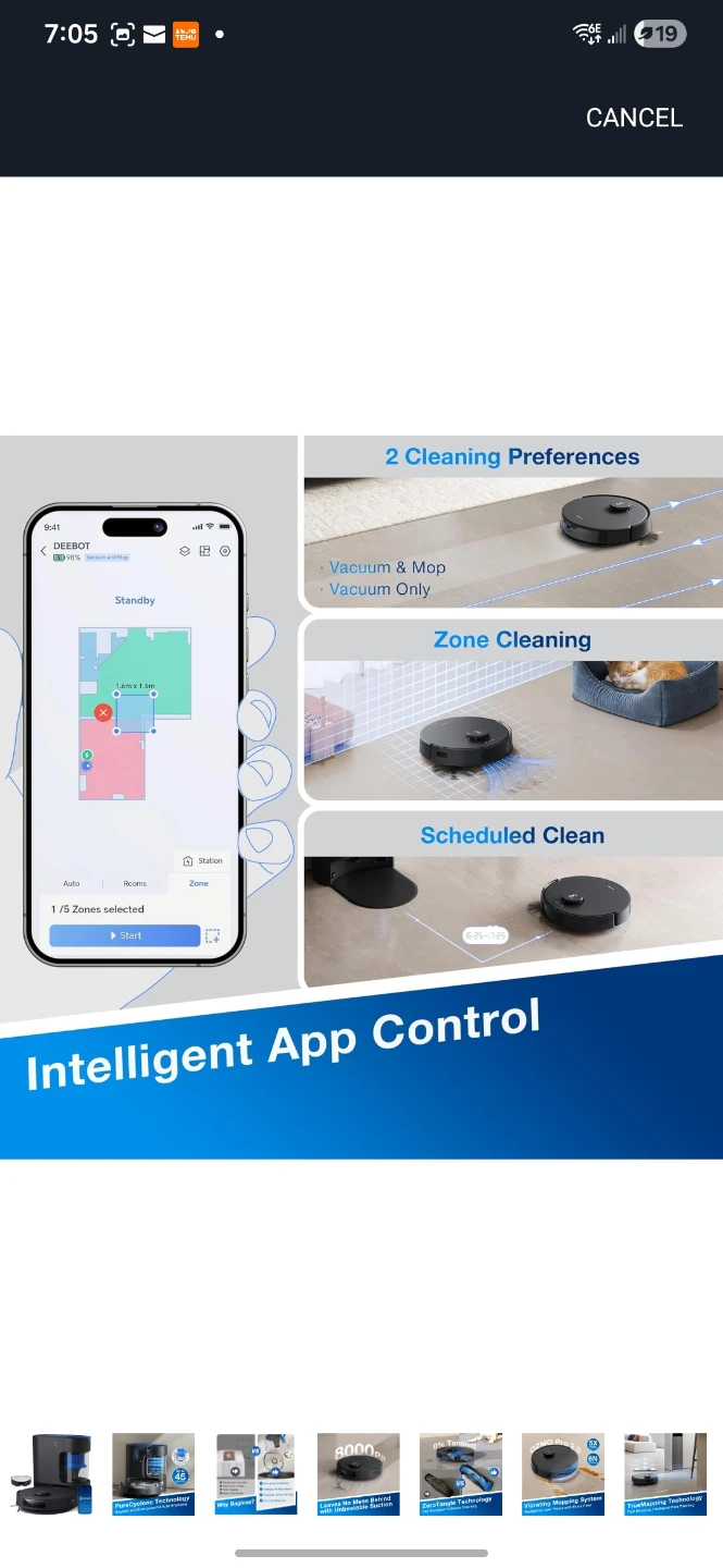 ECOVACS DEEBOT N20 PRO PLUS Robot Vacuum and Mop - photo 4