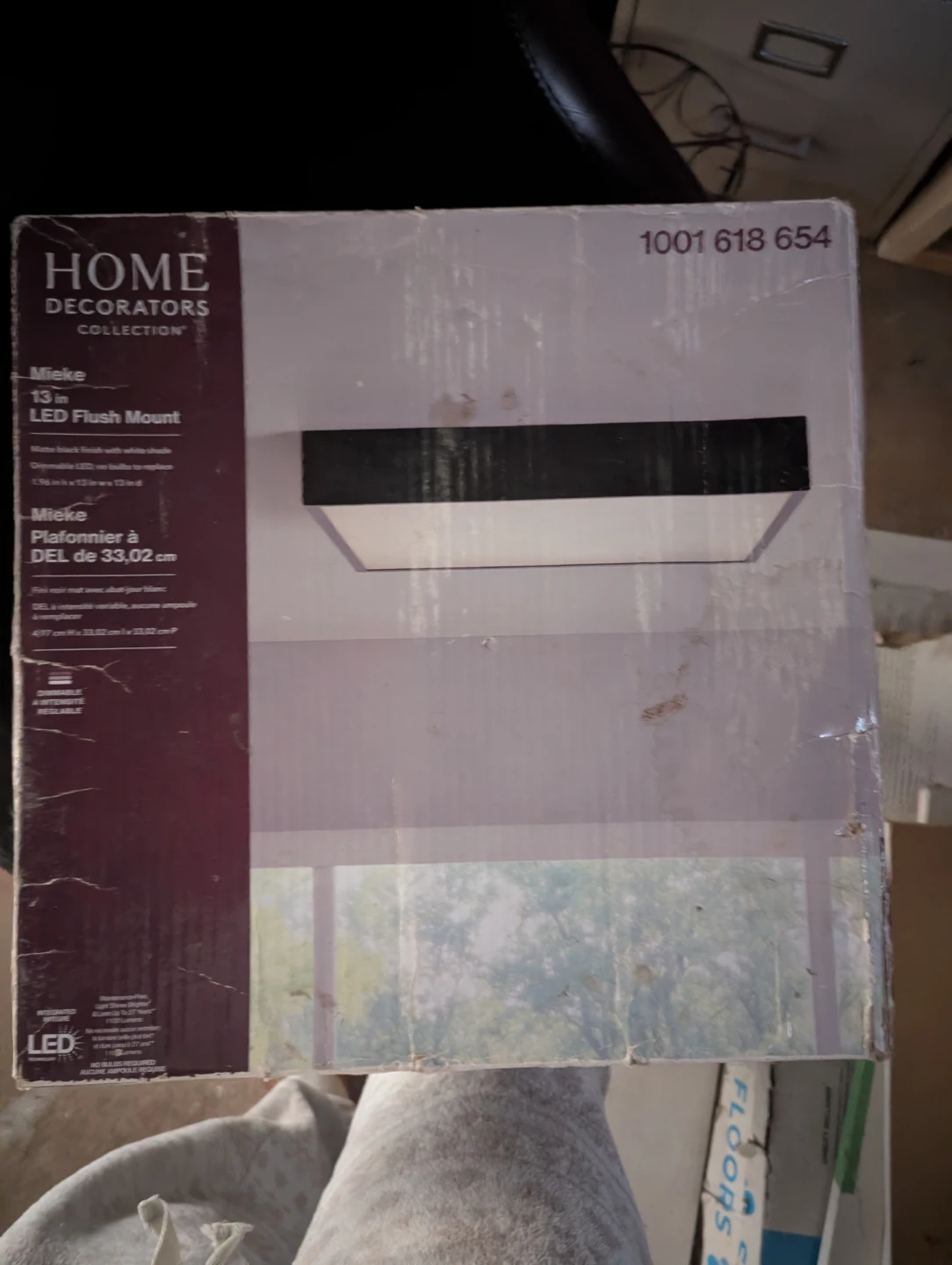 Home Decorators Collection Mieke 13-inch LED Flush Mount Light