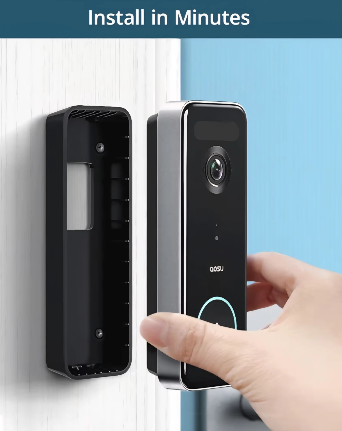 Aosu Video Doorbell Ultra and Wi-Fi HomeBase - photo 4