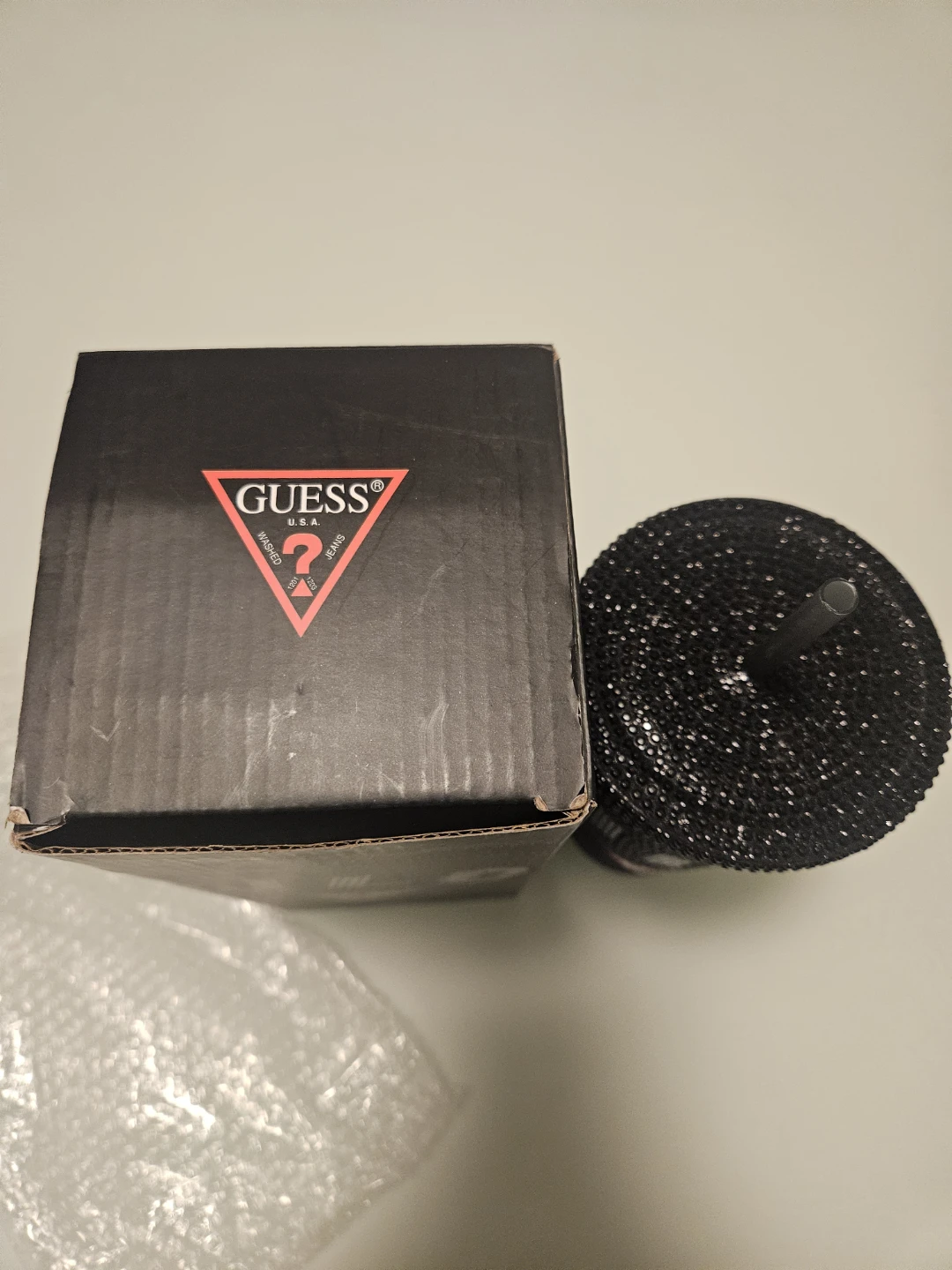 JLO x GUESS Limited Edition Rhinestone Tumbler – BNIB w/ Straw - photo 3