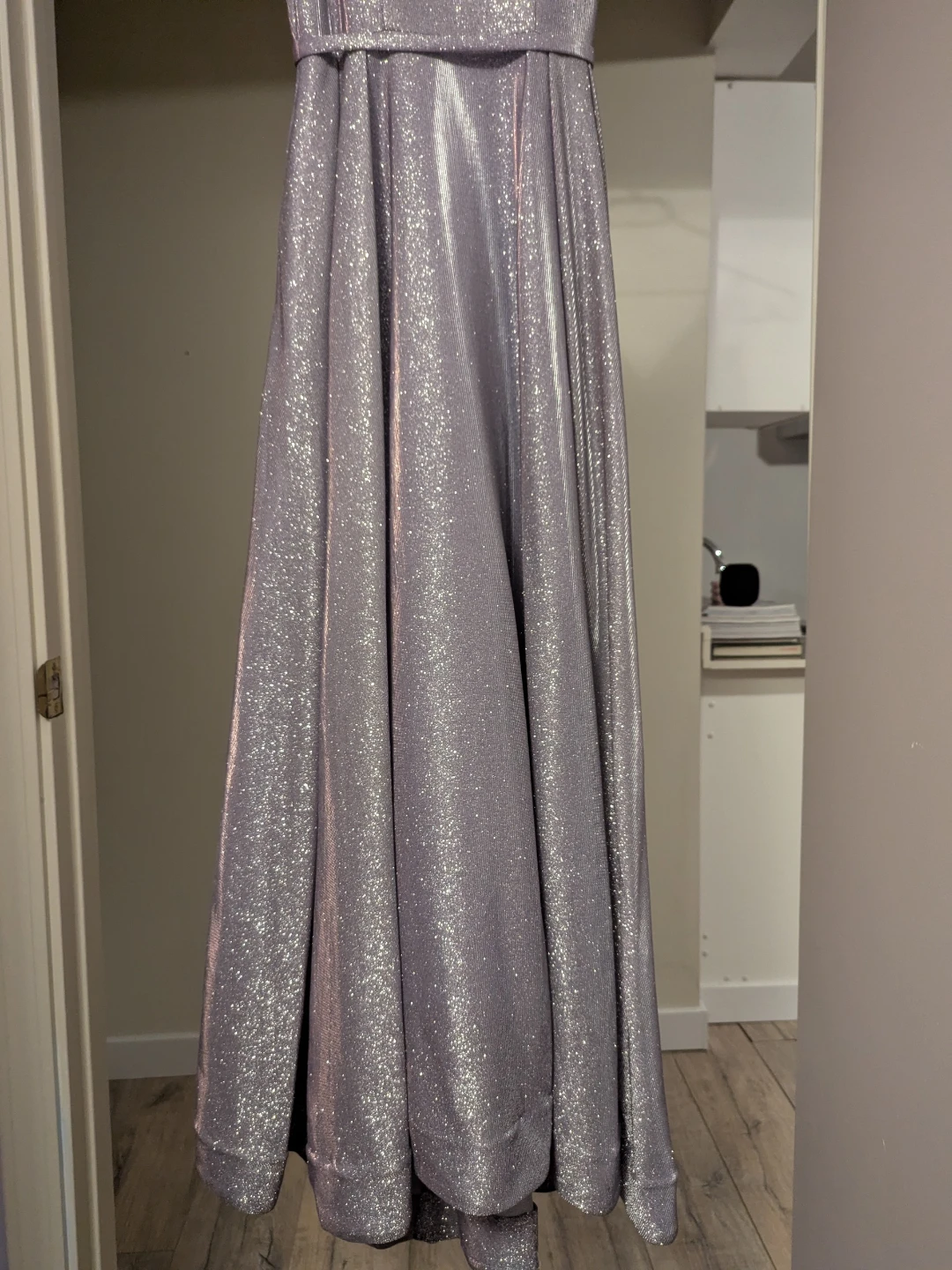 Sparkly Lavender A-Line Prom Dress 🪩 - photo 5
