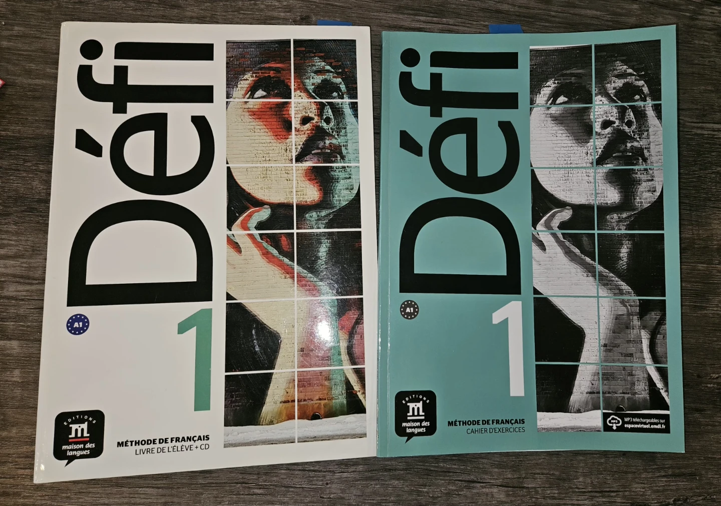 Défi 1 Méthode de Français Livre  + CD & Cahier d'Exercices