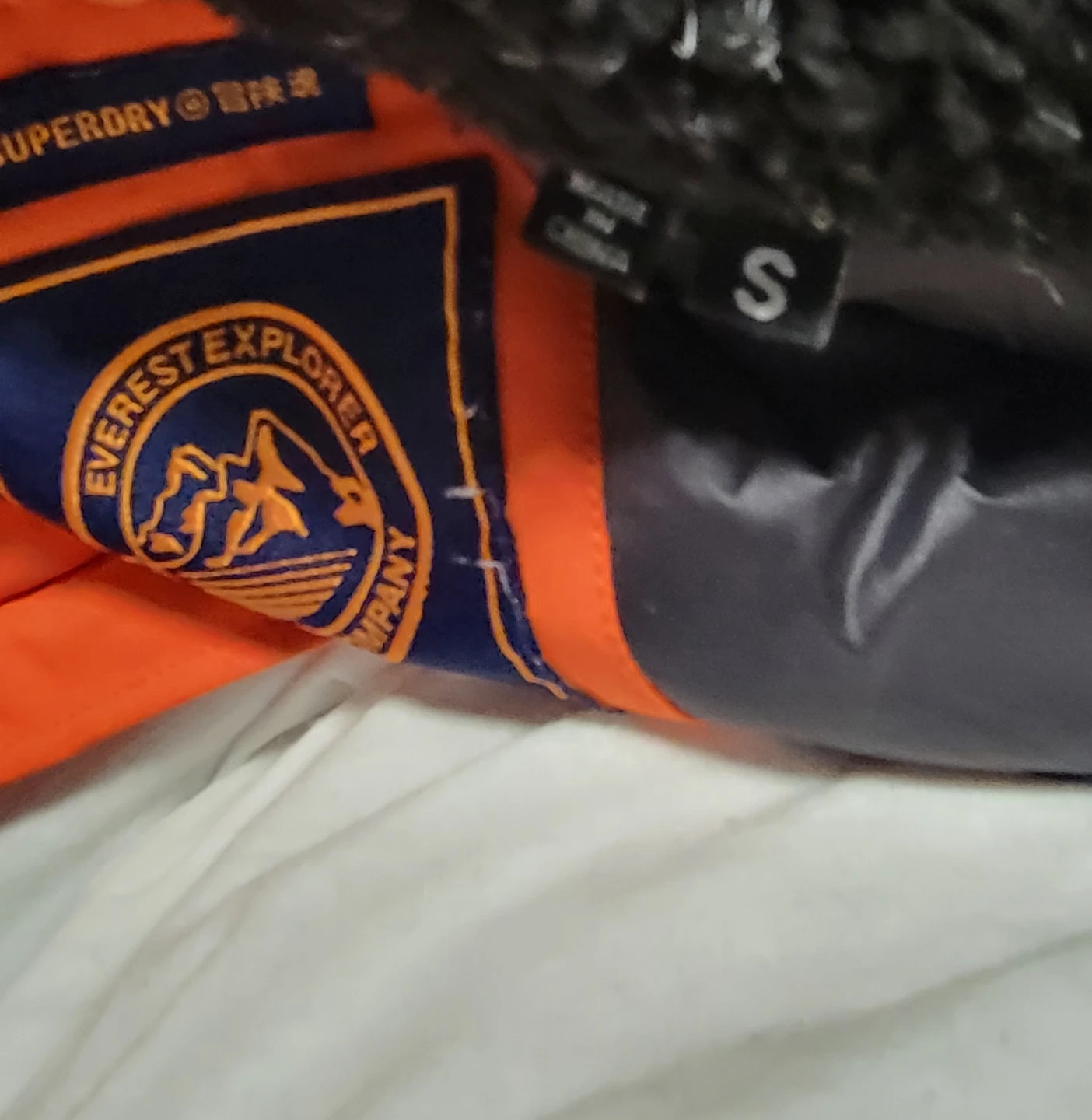 Superdry Orange Everest Expedition Parka Jacket - Size S - photo 3