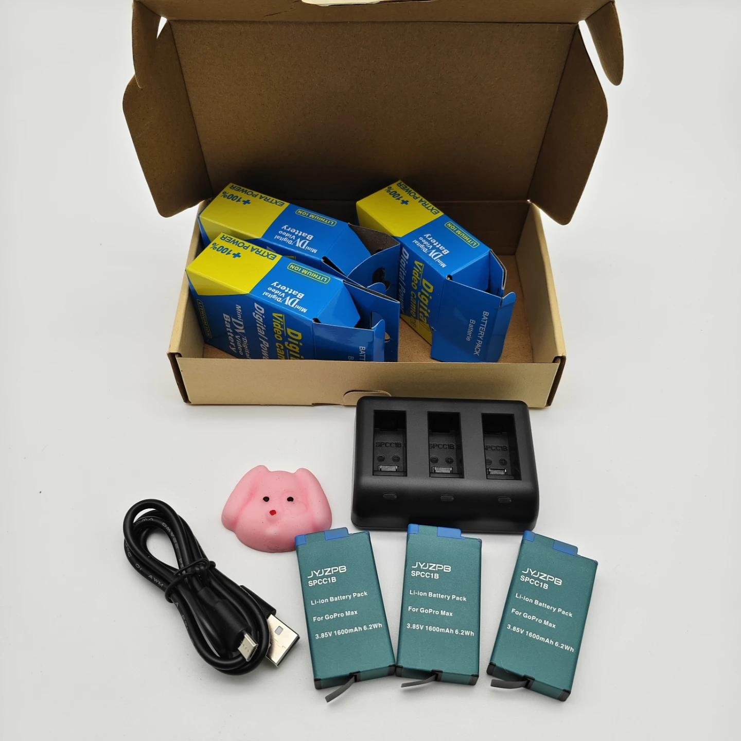 JYJZPB SPCC1B Li-ion Battery Pack Set for GoPro Max - photo 2