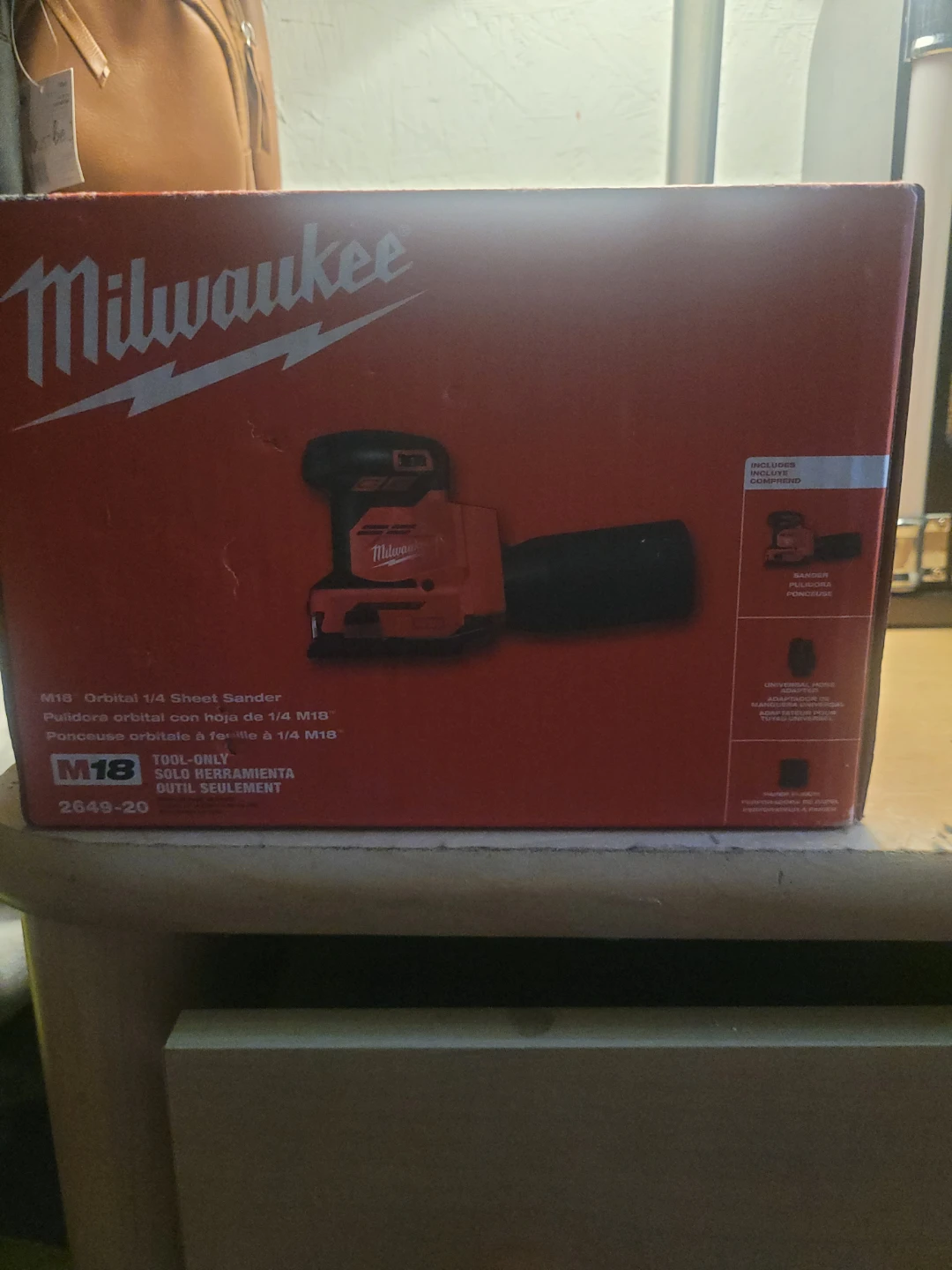 Milwaukee M18 Orbital 1/4 Sheet Sander 2649-20 Tool Only - photo 2