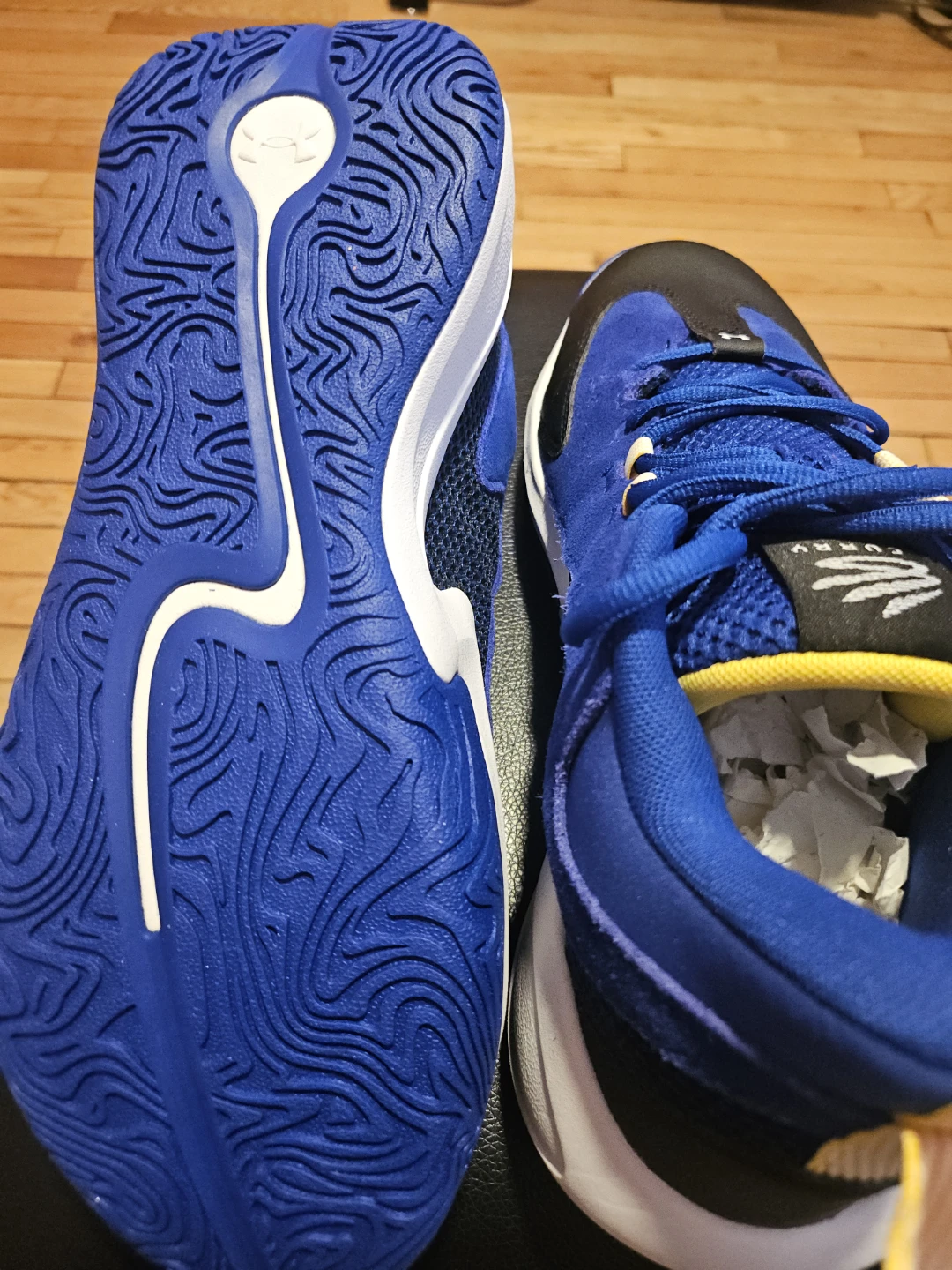 Under Armour Curry Basketball Shoes Blue Size 9 - photo 4