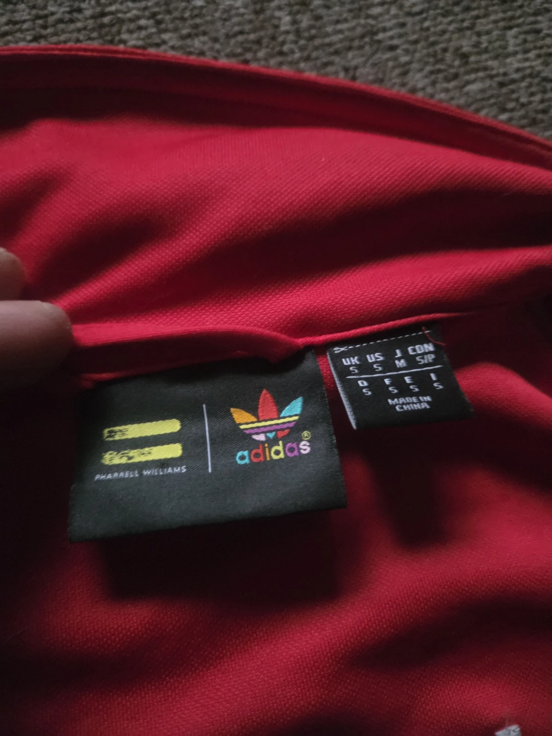 Adidas Pharrell Williams Humanrace Track Jacket Red - photo 4