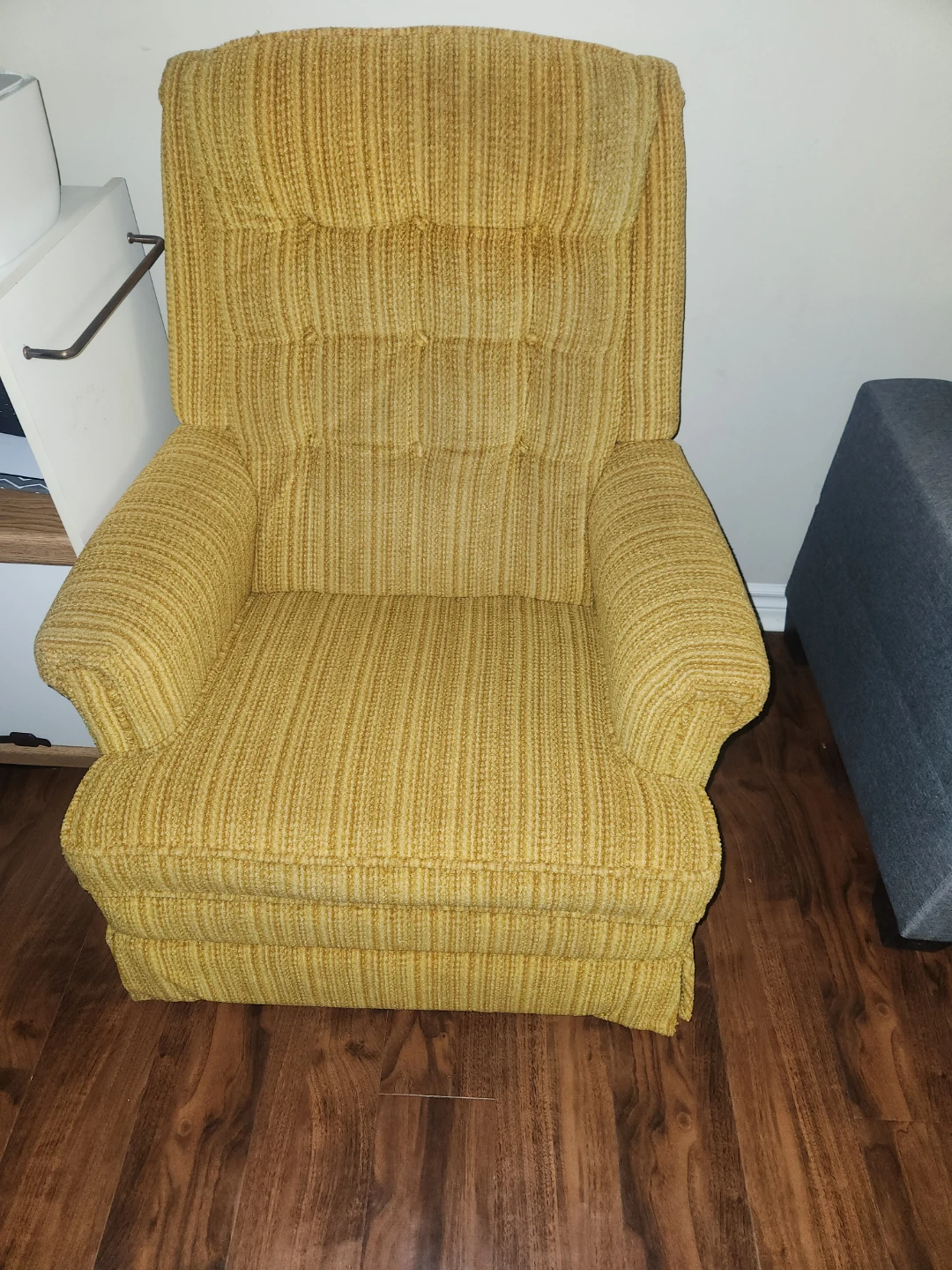 Sectional Sofa with Chaise, Ottaman and yellow accent chair - photo 4
