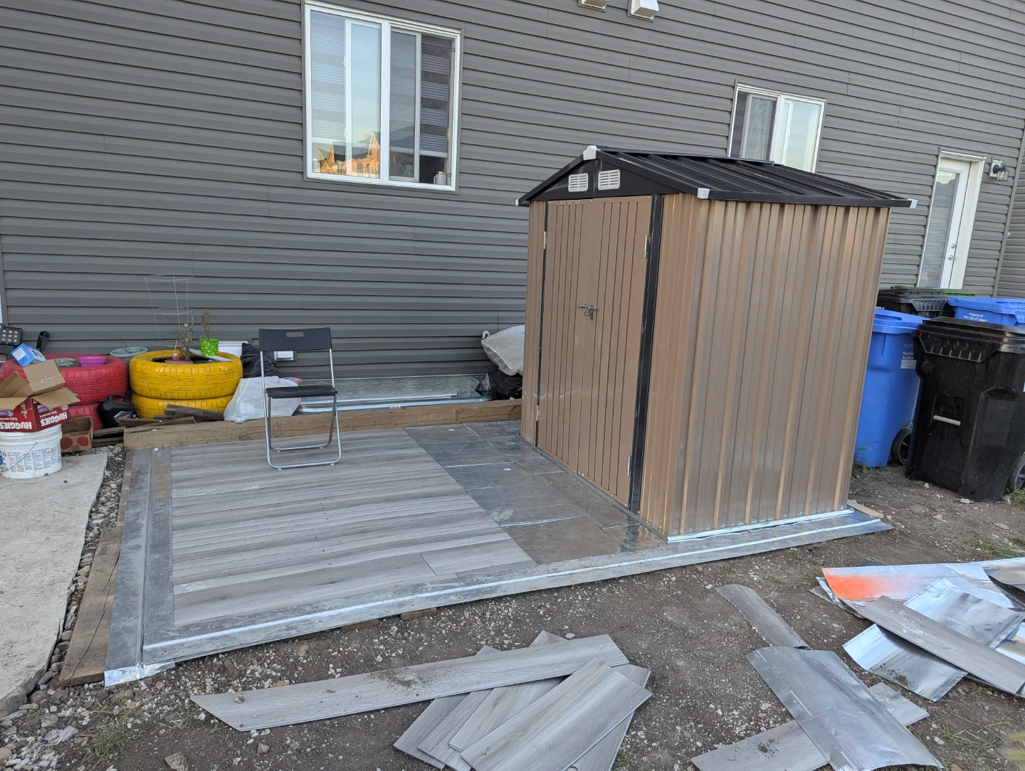 Brown Metal Storage Shed 🥕 - photo 5