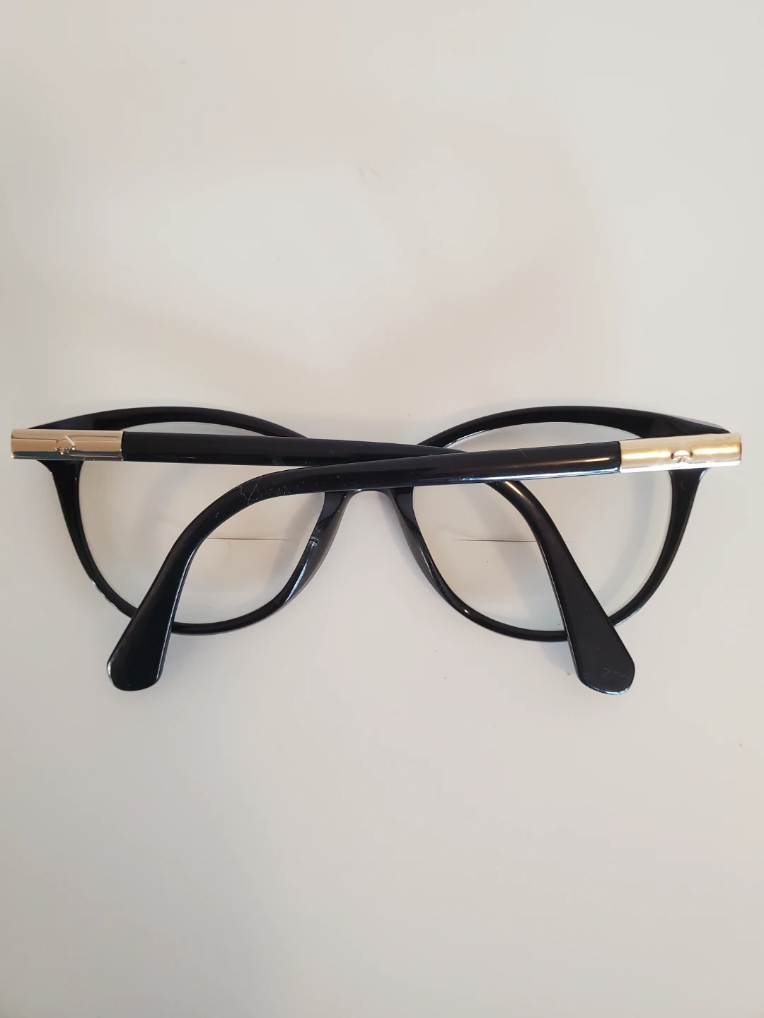 Kate Spade Black Rectangle 807 140 Frame Flex Arms Gold Hinge - photo 2