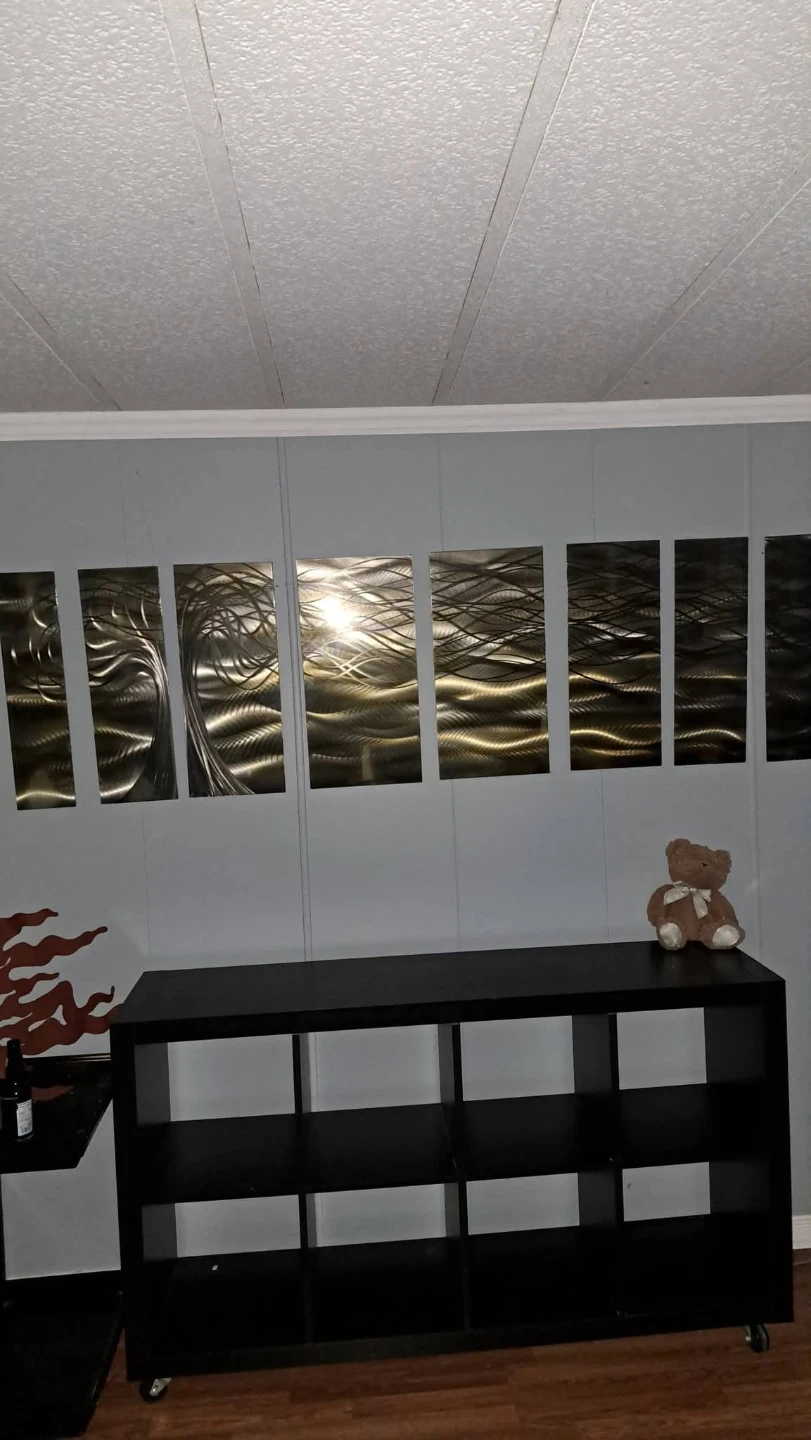 Metal Wall Art - Tree & Wave Panels