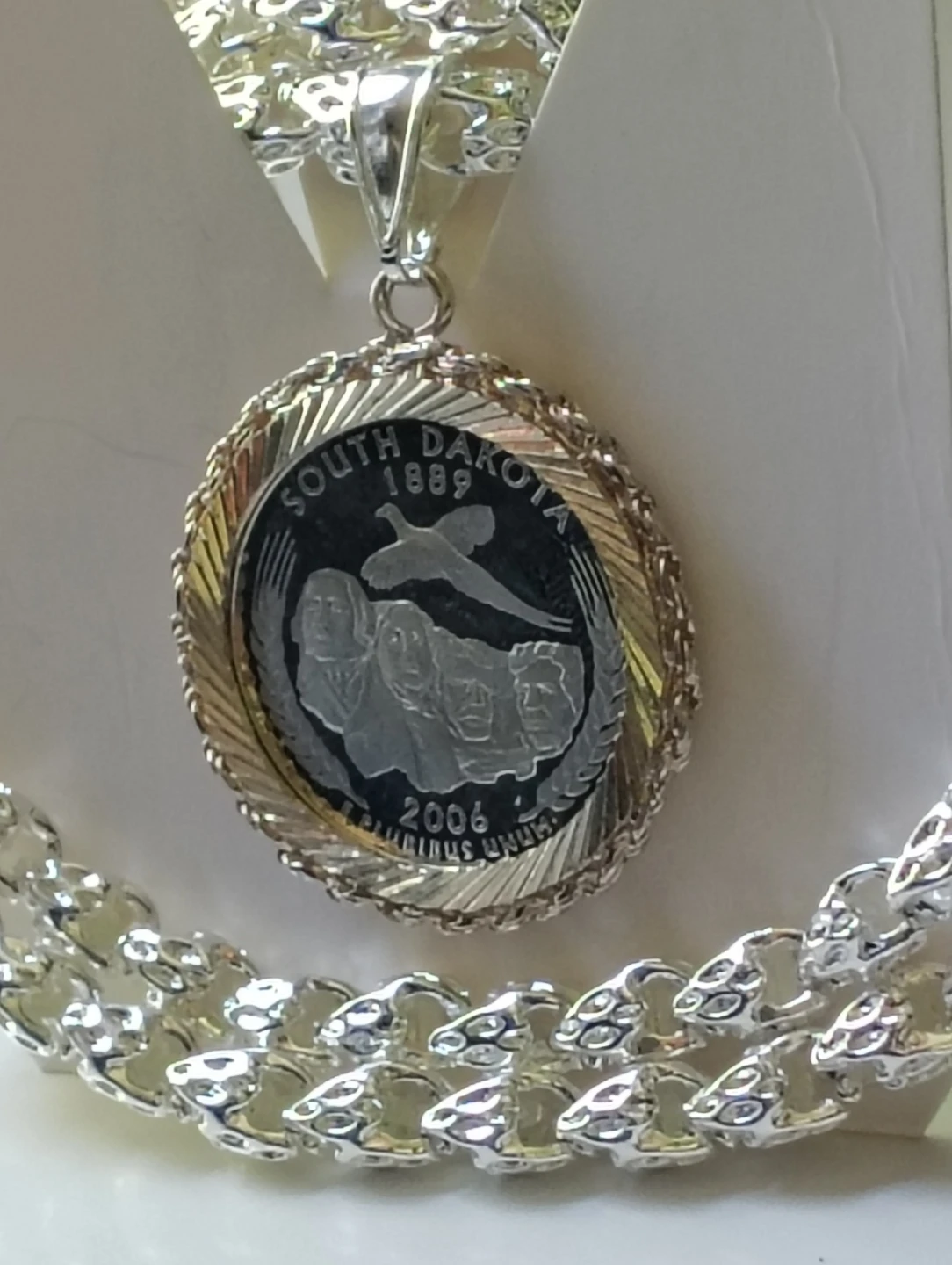 South Dakota 2006 Quarter Necklace
