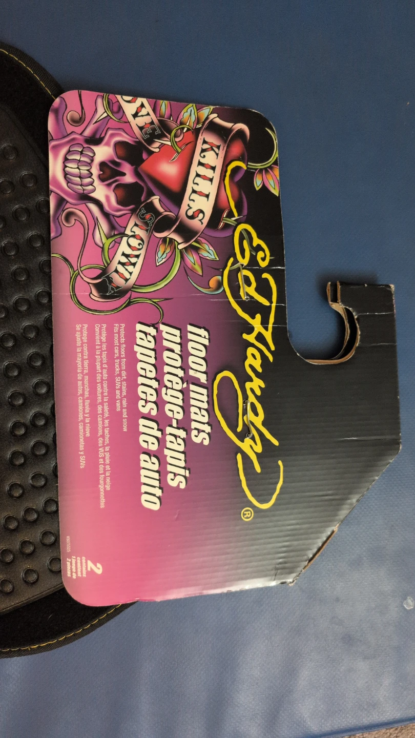 2011 Vintage Brand New Ed Hardy Floor Mats for Car Van Truck SUV - photo 4
