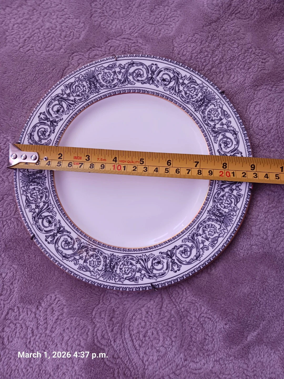 Royal Doulton Baronet Fine Bone China Plate