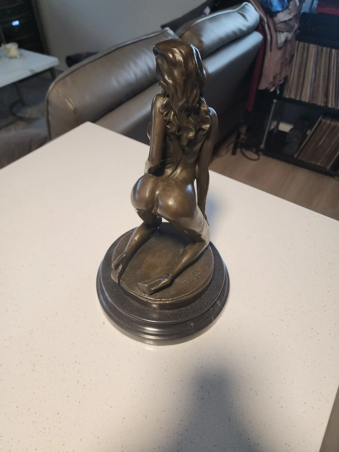 Bronze Statue of a Woman Kneeling