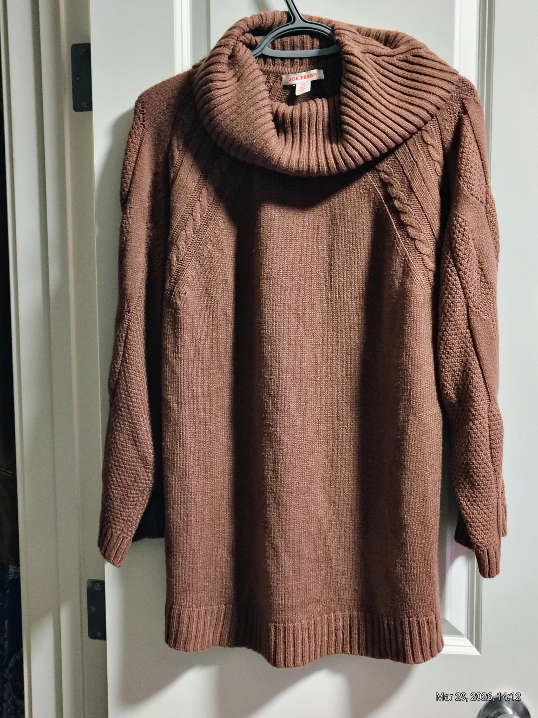 Joe Fresh Cowl Neck Sweater - L/G