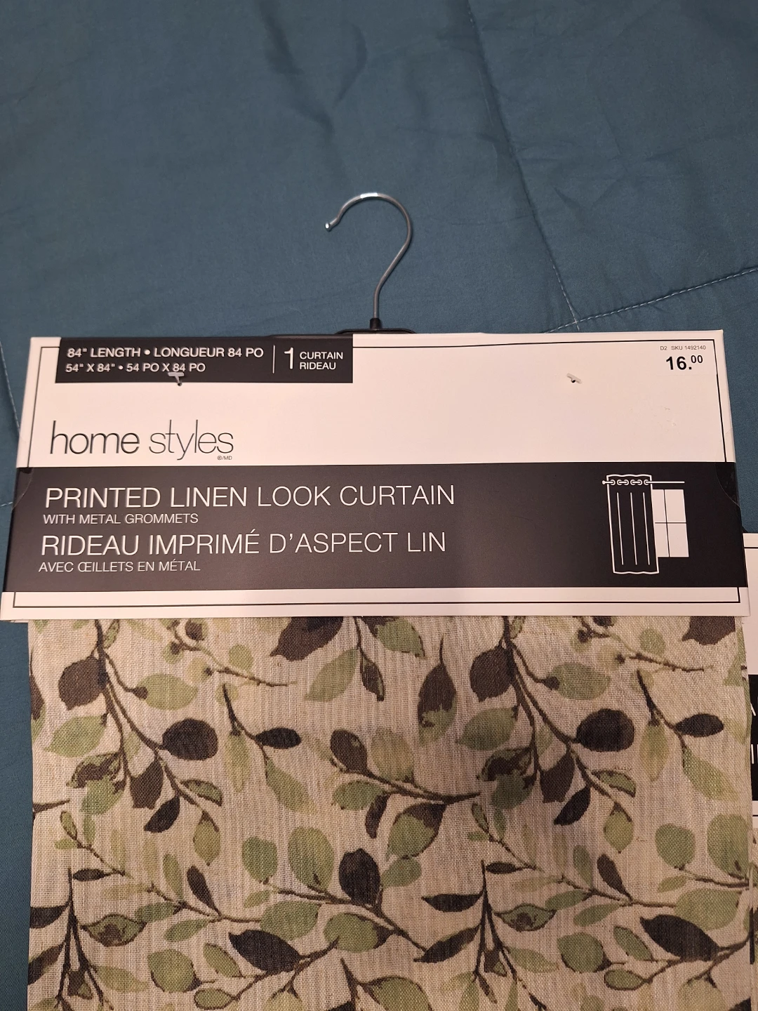 (2) Faux Linen Curtains - photo 2