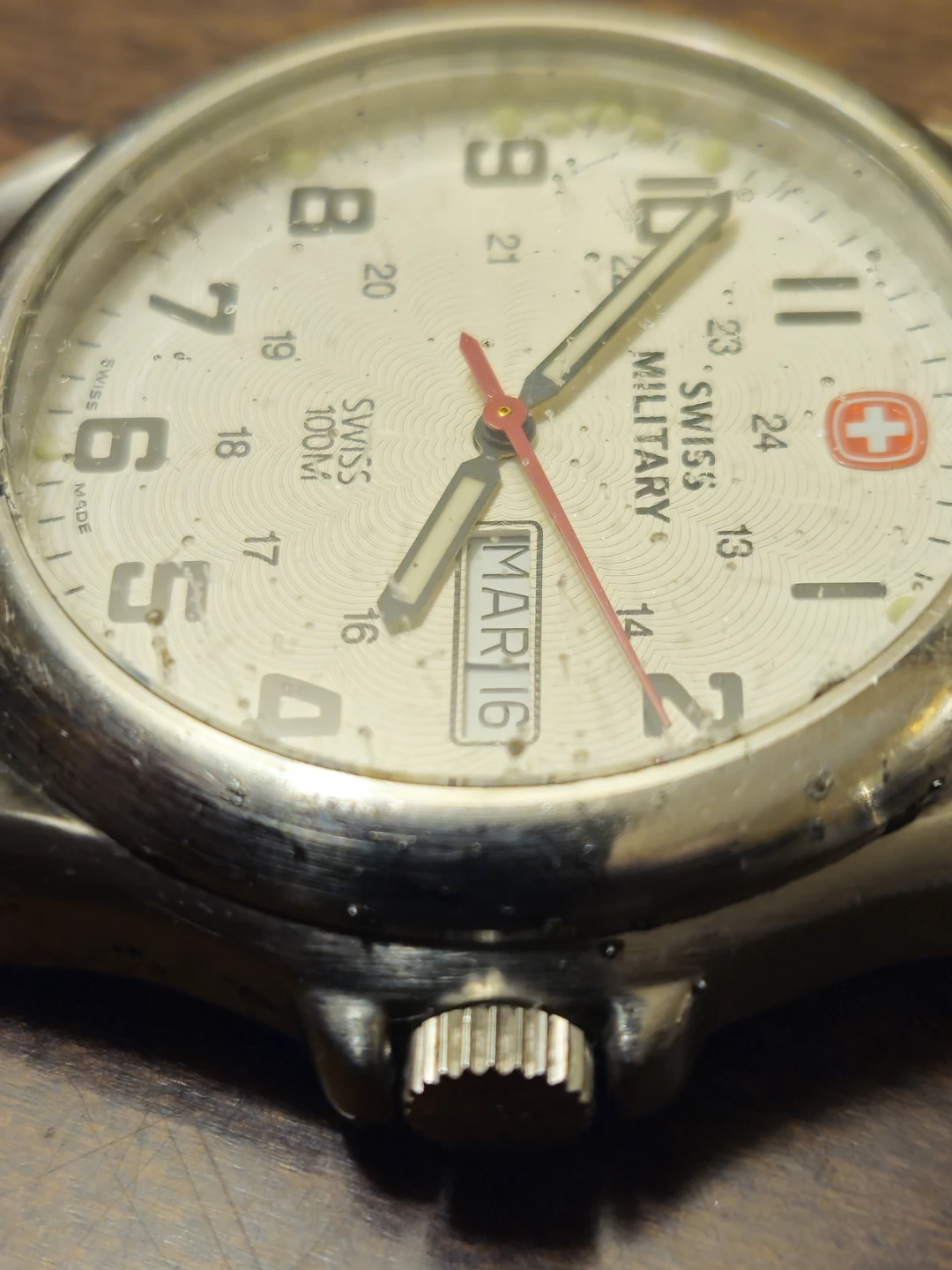Swiss Military Watch with Leather Strap - photo 4
