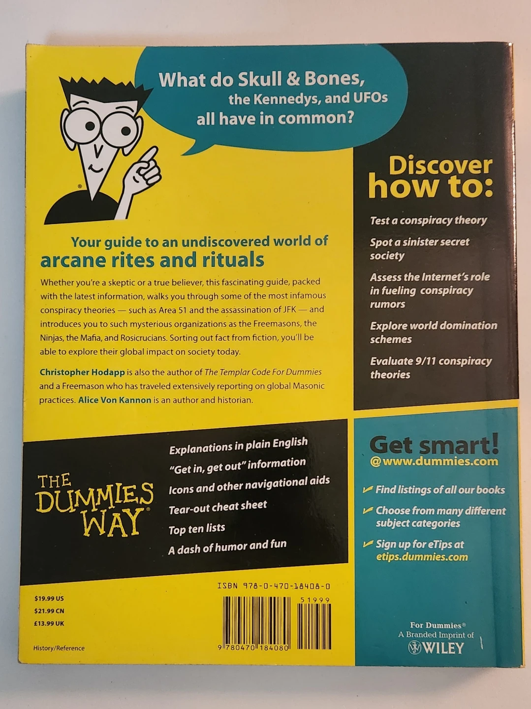 Conspiracy Theories & Secret Socities For Dummies Book - photo 2