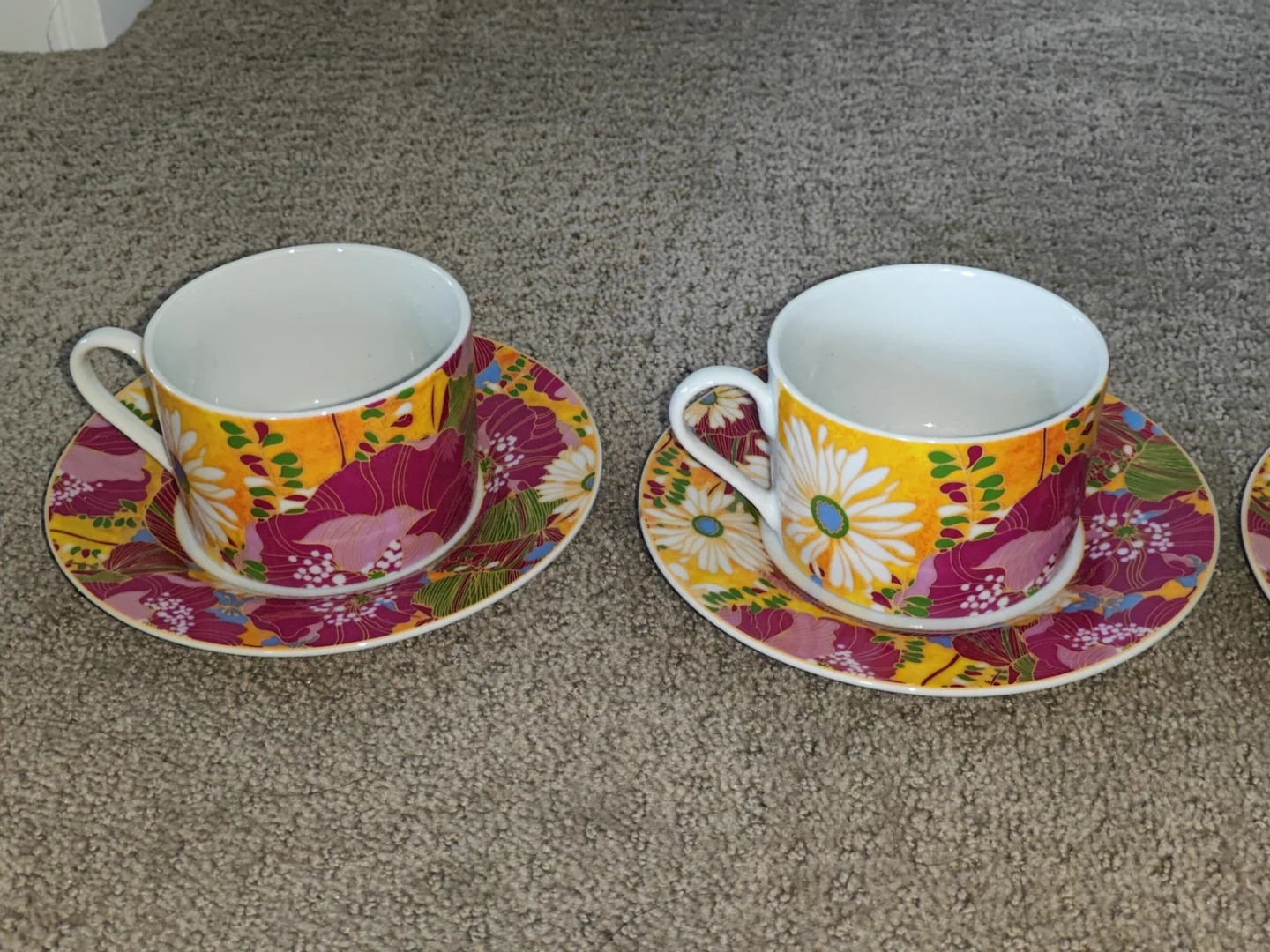 New Stokes Cleo Tableware Tea / Coffee Cup & Saucer - Set of 4 - photo 4