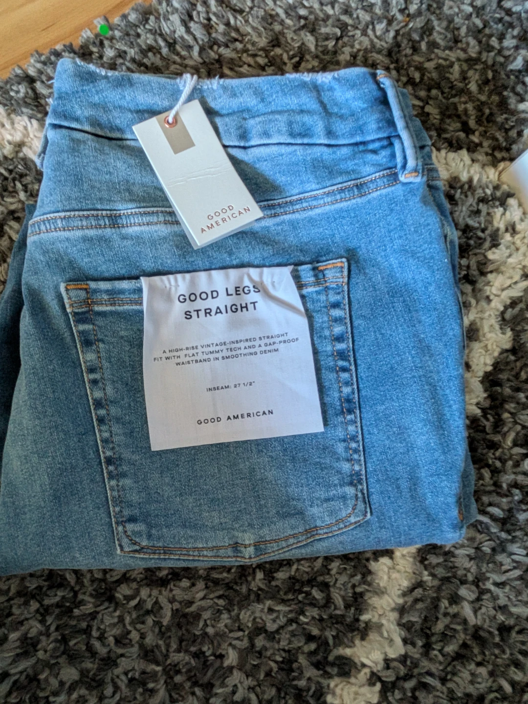 Good American Good Legs Straight Jeans - photo 3
