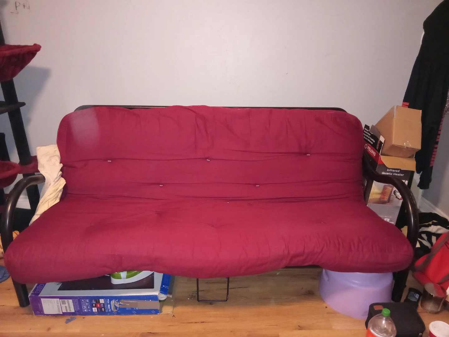 Red Futon Couch