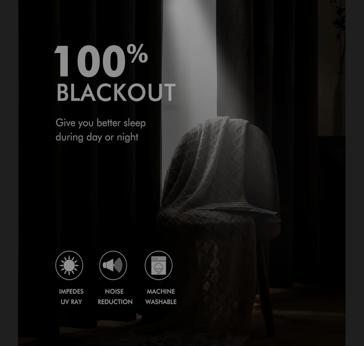 52W x 84L inch  --100% Blackout Curtains - Seafoam Green color - photo 3