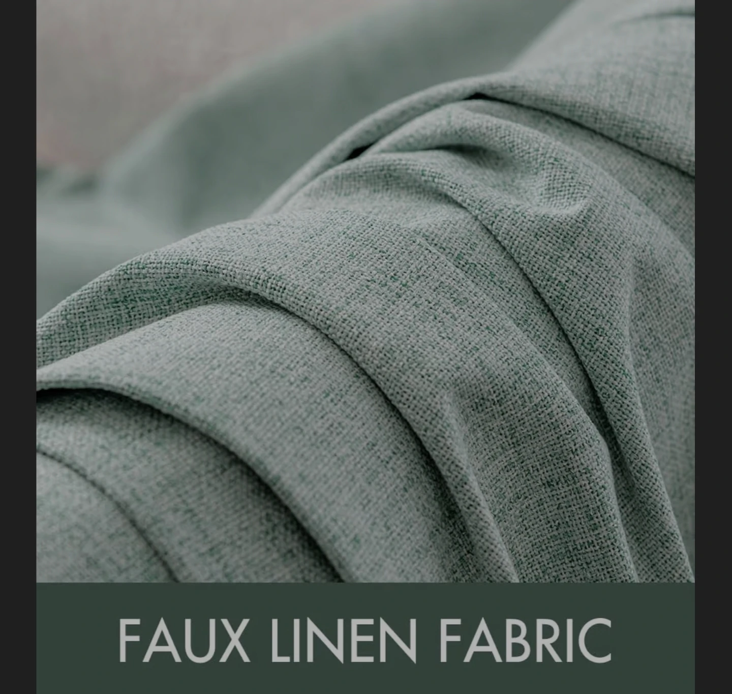 52W x 84L inch  --100% Blackout Curtains - Seafoam Green color - photo 5