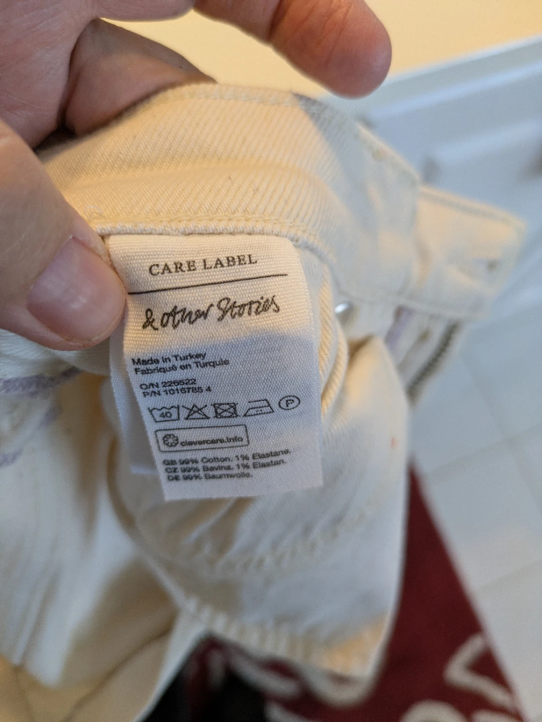 & Other Stories Cream Denim Jeans EUR 30/28 - photo 4