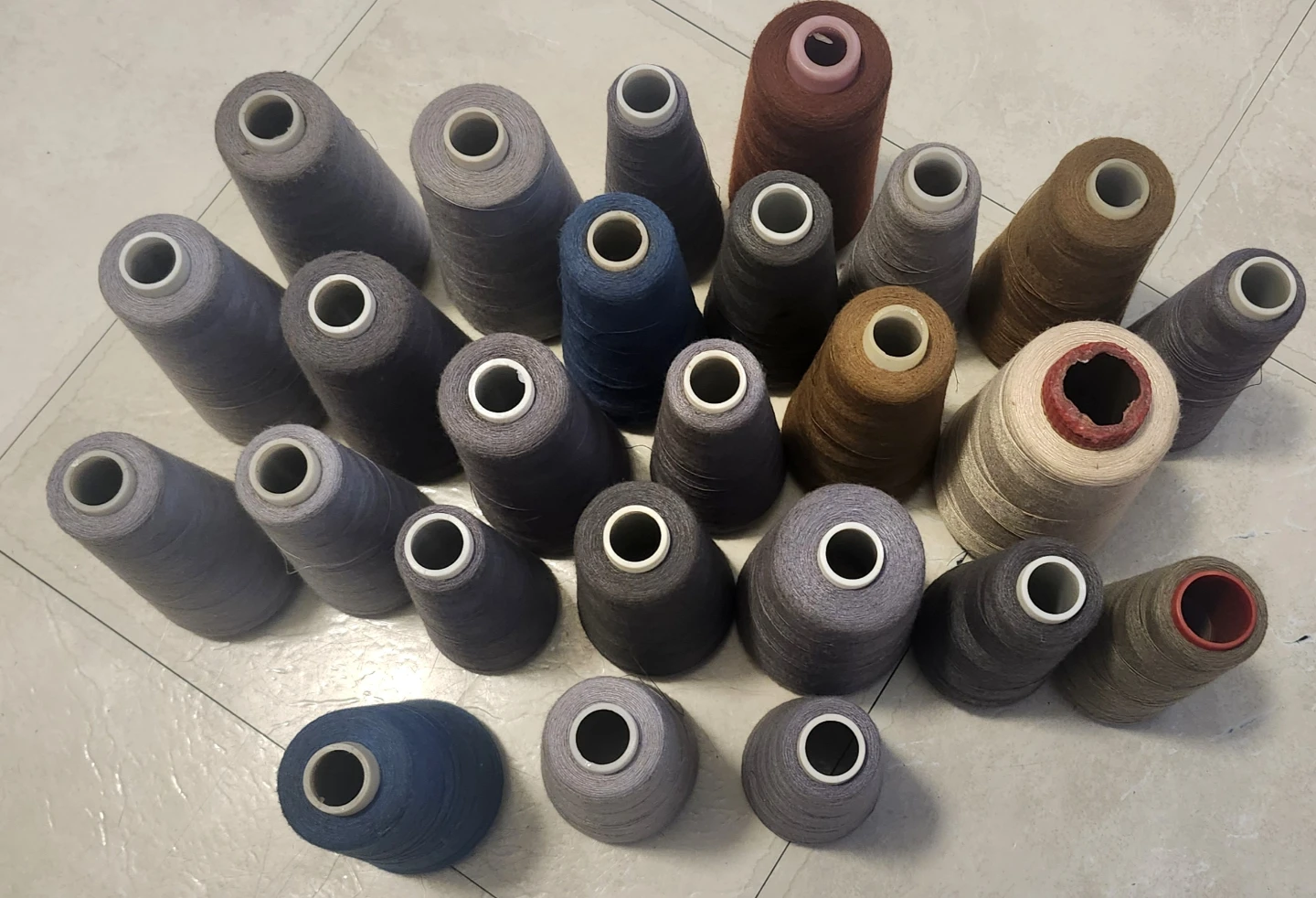 Assorted Cones of Thread