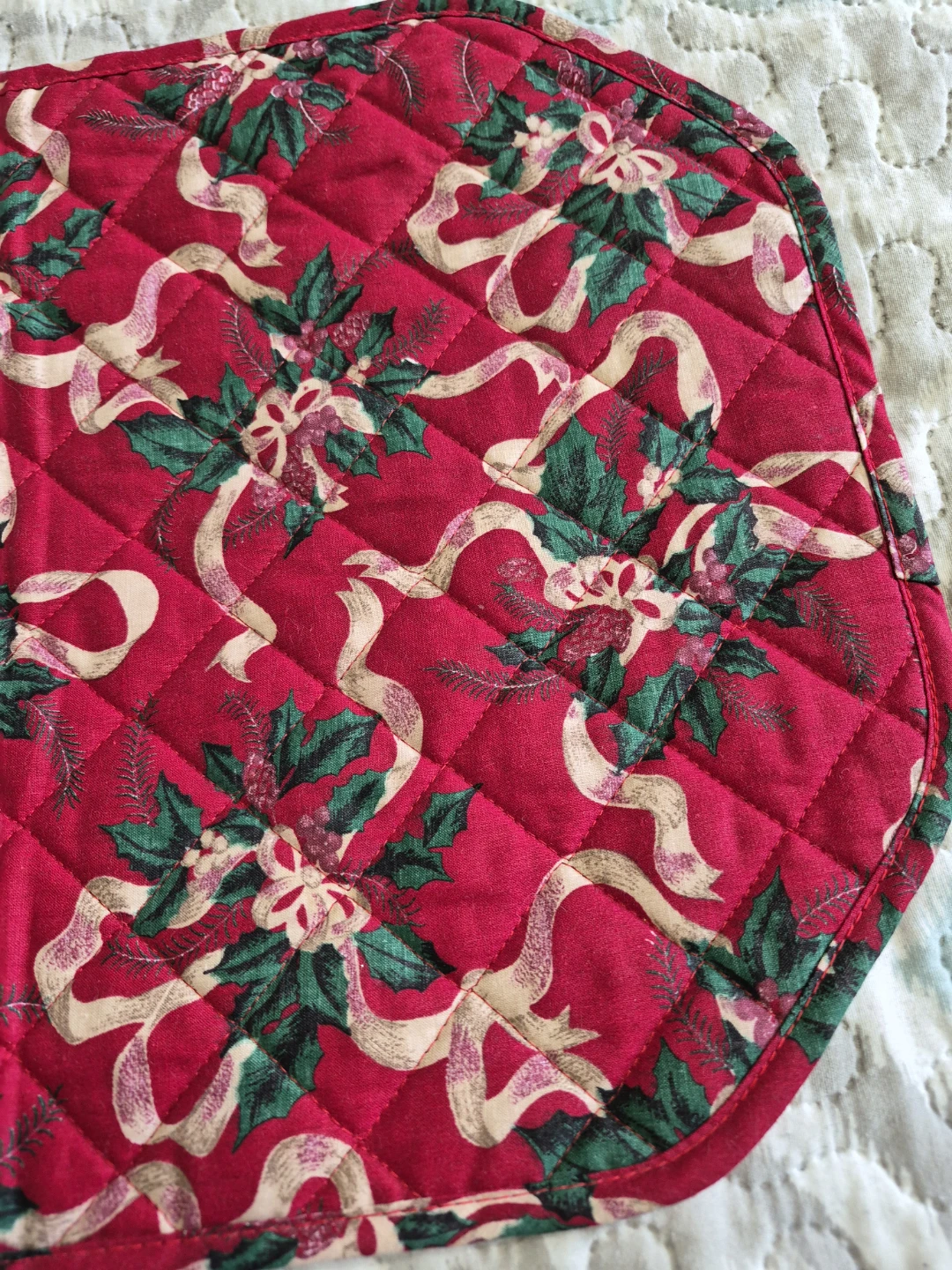Single 18" x 12 1/2" Christmas Holiday Table Decor Placemat - photo 5