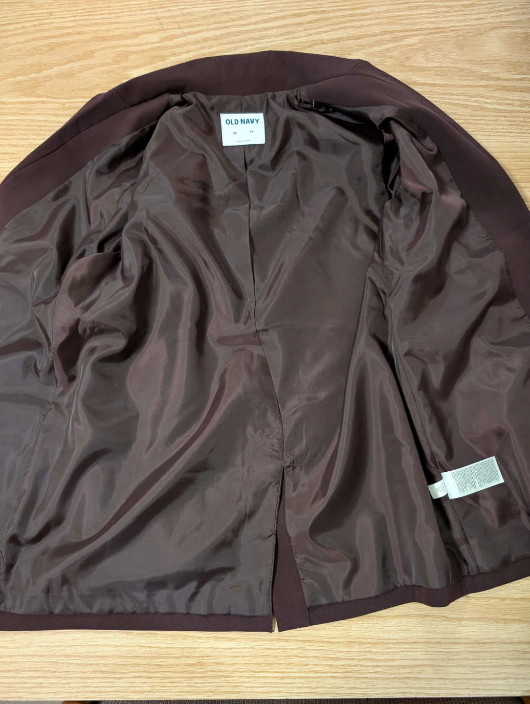 Old Navy Blazer -  Size XS - Burgundy - photo 3
