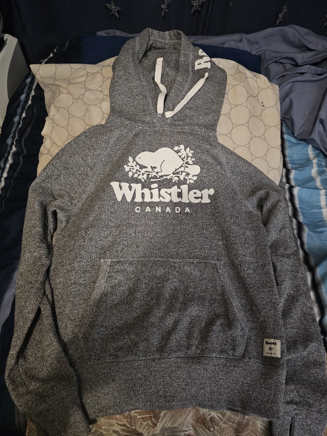 Roots Whistler Canada Hoodie Grey Size S/P