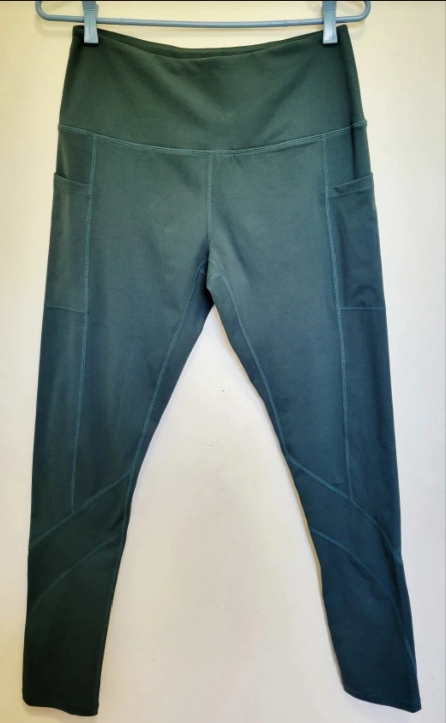 ALONG FIT - Green Leggings - Size L