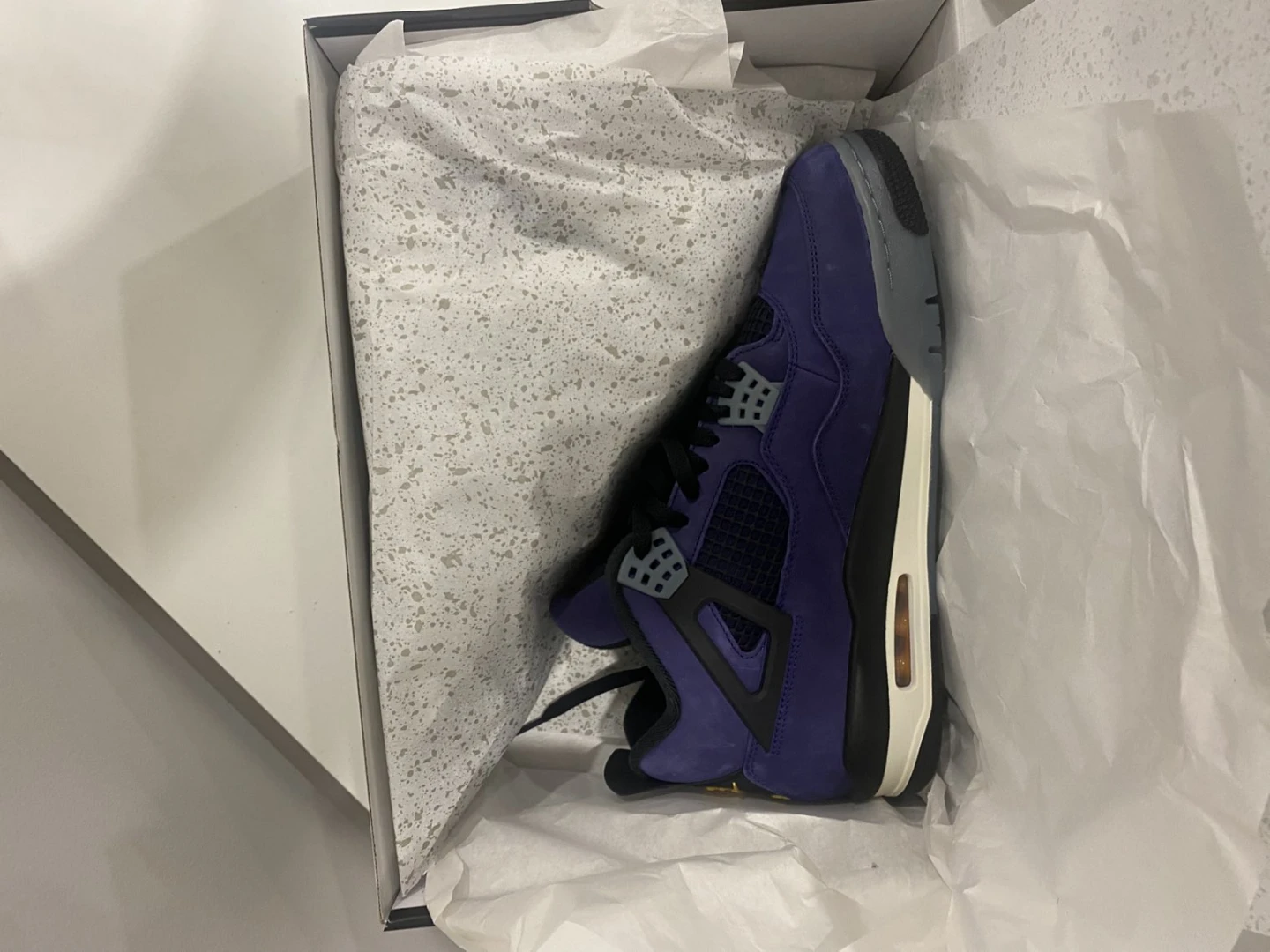Air Jordan 4 Retro OG lakers brand new - photo 2