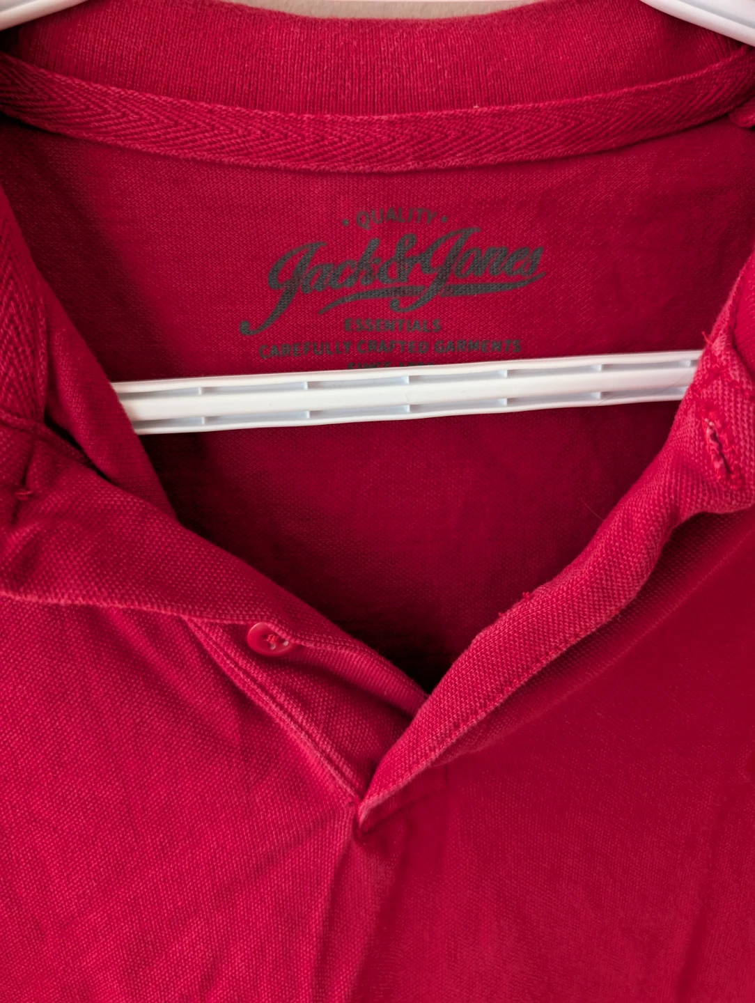Jack Jones Red Polo Shirt - Medium - photo 2