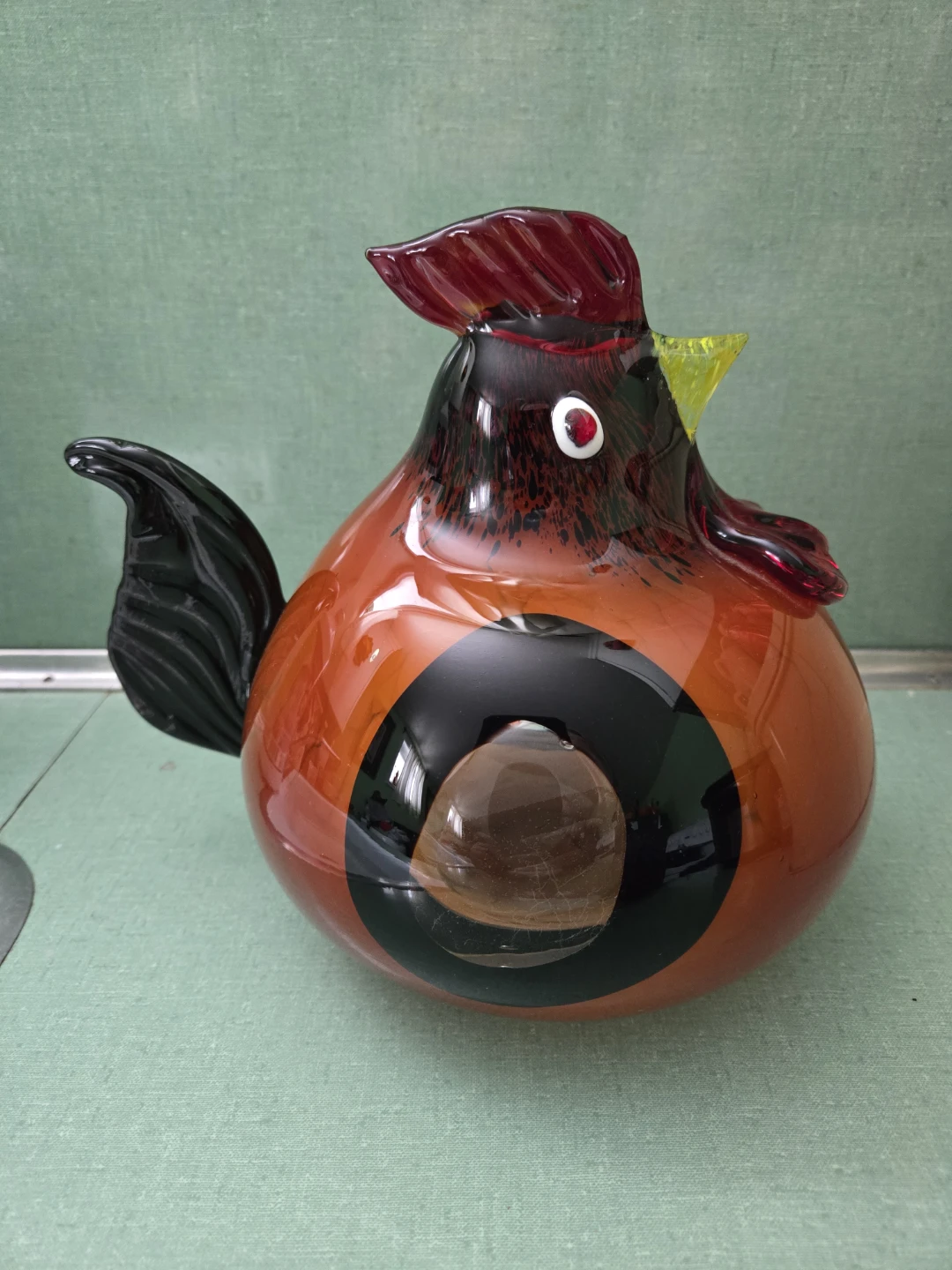 Lovely Art Glass Rooster - photo 3