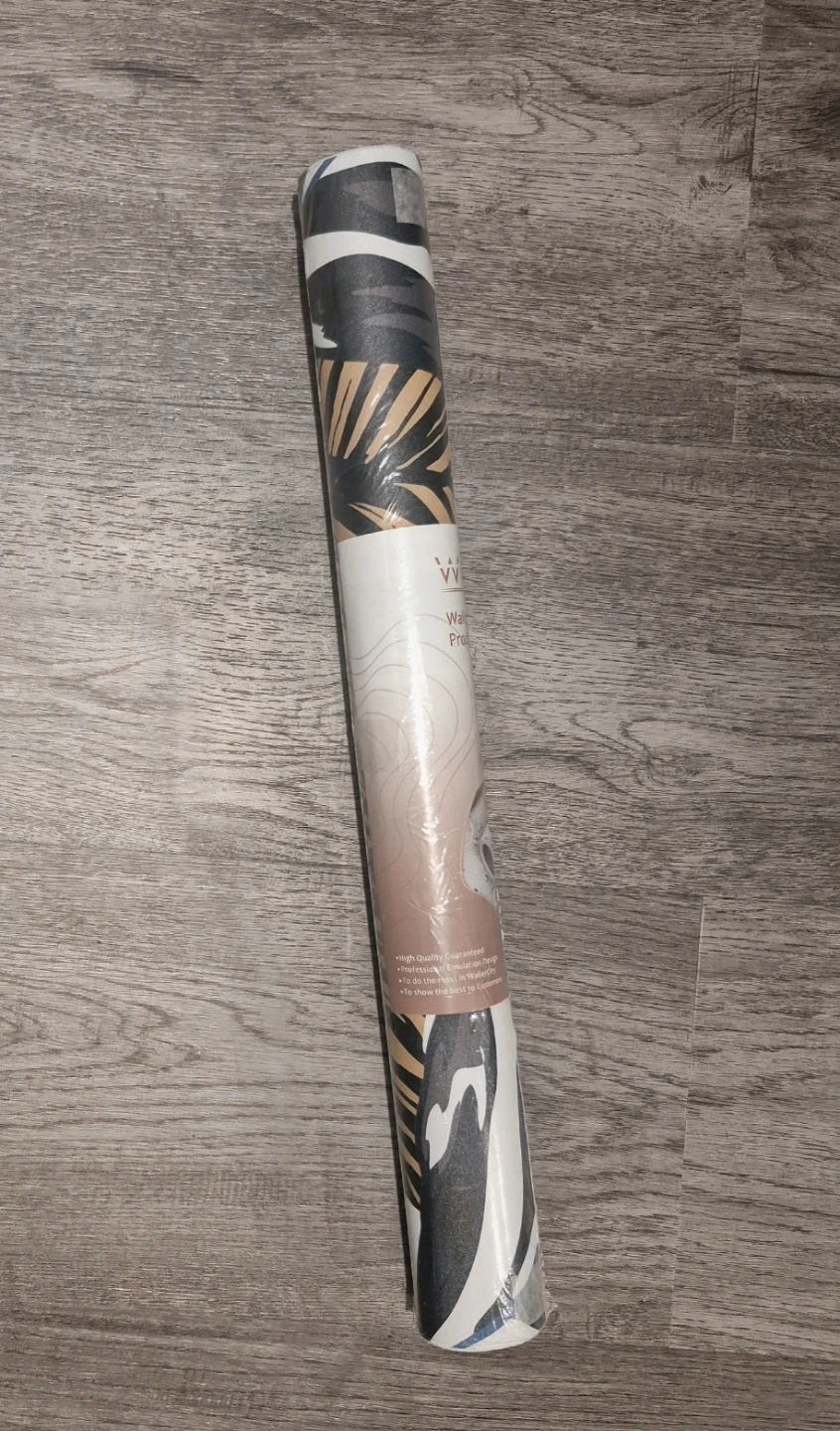 Tropical Leaf Design Peel & Stick Wallpaper 17.5"x78.7" - photo 3