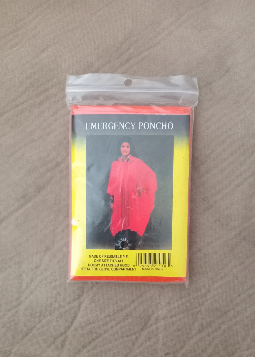 Emergency Poncho - One Size Fits All