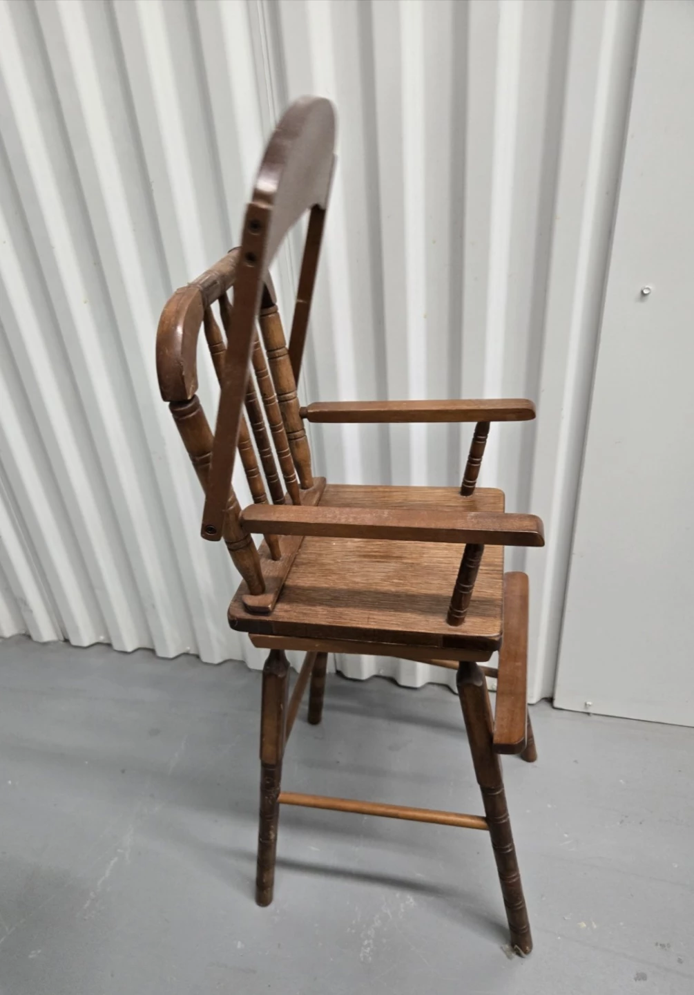 Vintage Wooden High Chair for child 1-5 - photo 4