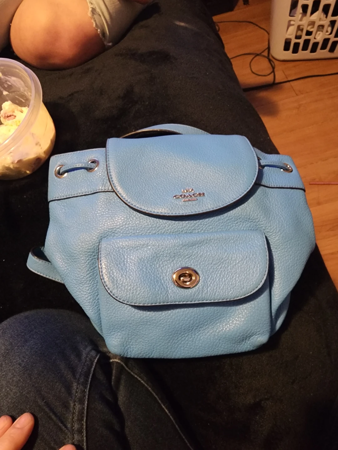 Coach Backpack - Light Blue - photo 2