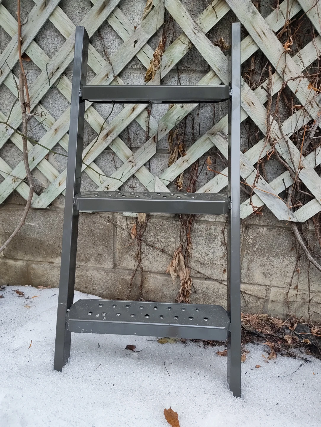 3-Step Metal Step Stool