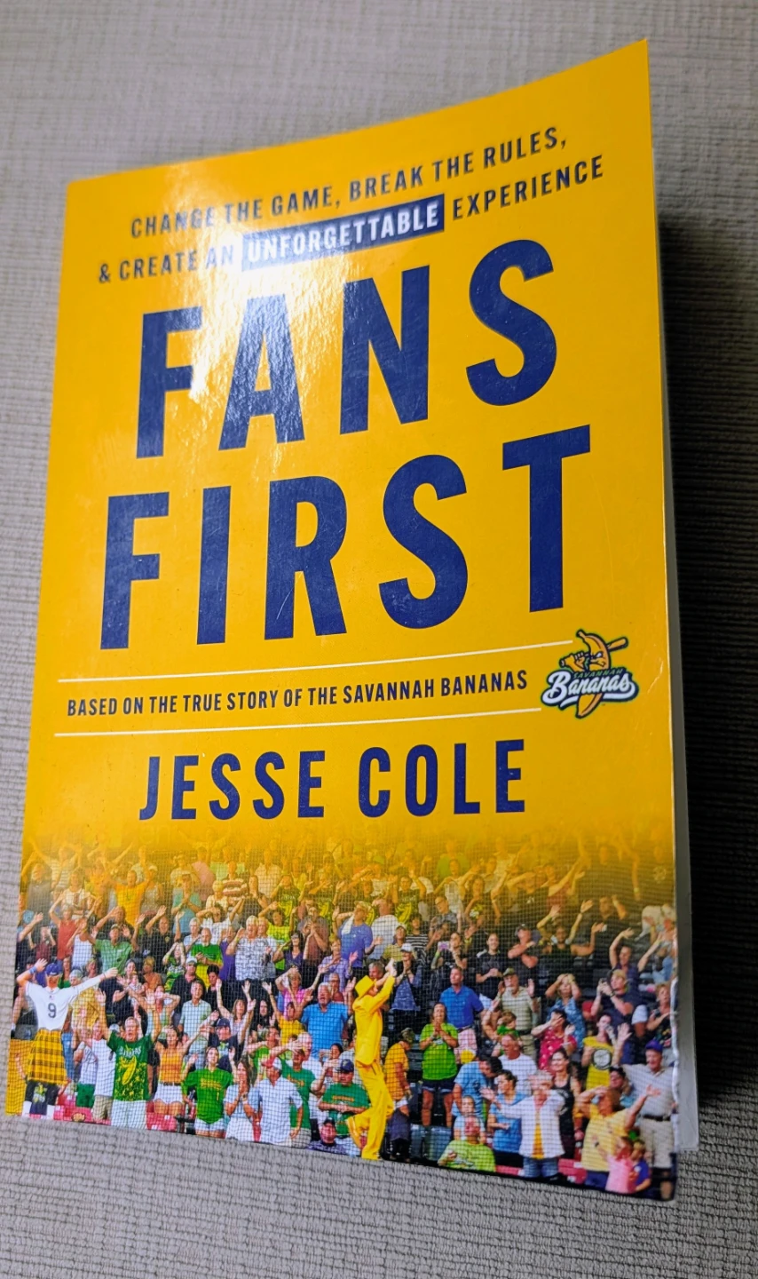 Fans First by Jesse Cole Book