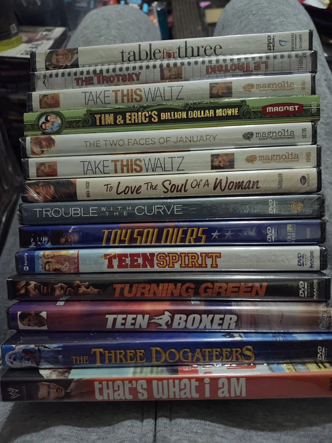 Lot of 12 DVDs: Table for Three, The