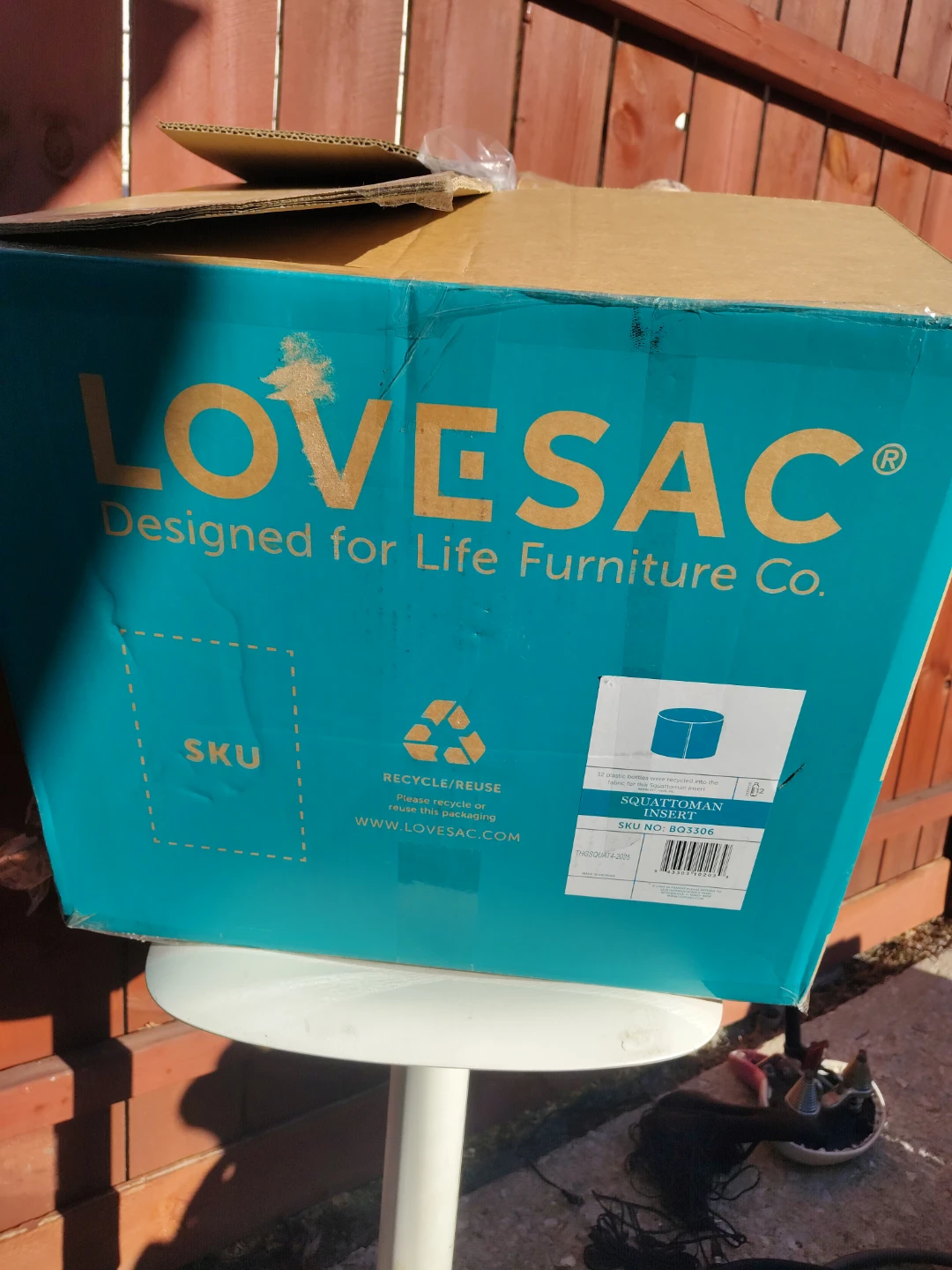 Brand new LoveSac Foot Sac Bean Bag - photo 2