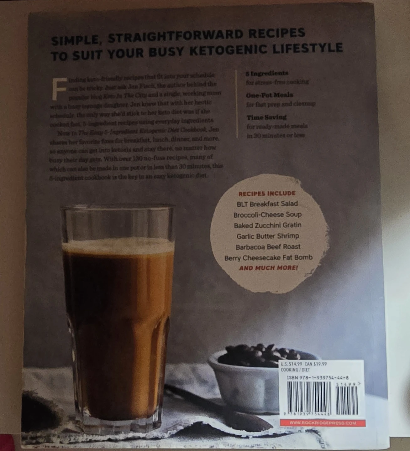 The Easy 5-Ingredient Ketogenic Diet Cookbook by Jen Fisch - photo 2