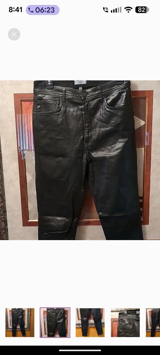 Agolde Black Skinny Jeans Premium Los Angeles - photo 2